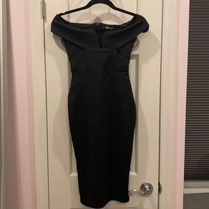 Missguided Black Bodycon Dress (sz 2)